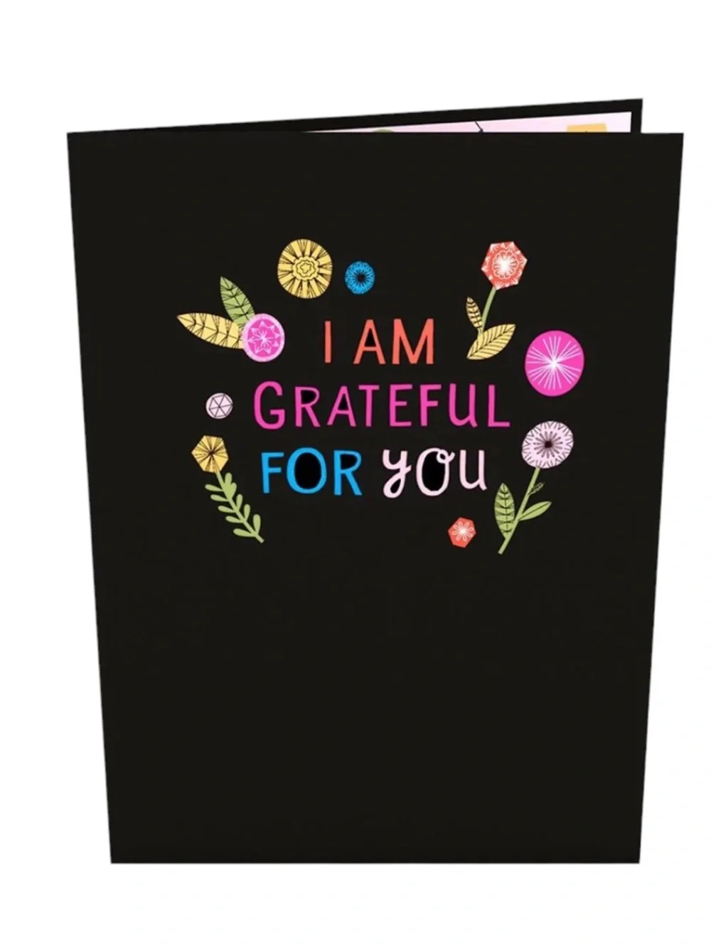 Love Grateful for Mom Pop-Up Card - Pink Floral